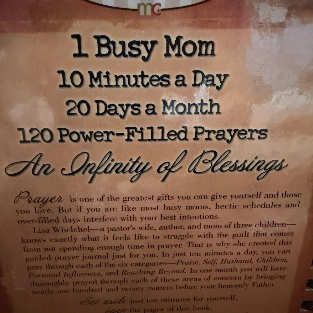 Lisa Whelchel The Busy Mom's Guide to Prayer Guided Journal Motherhood Club